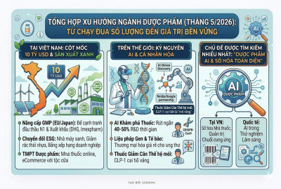 Tổng Hợp Xu Hướng Ngành Dược Phẩm Năm 2026: Từ "Chạy Đua Số Lượng" Đến Giá Trị Bền Vững